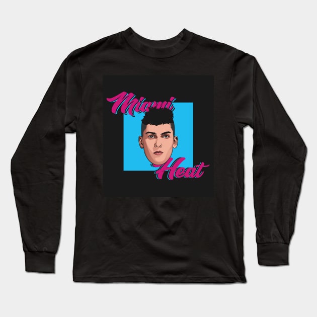 MIAMI VICE TYLER HERRO Long Sleeve T-Shirt by origin illustrations